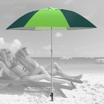 캠핑용품/6각/낚시용품/대형우산/대형양산/햇빛가리개/이중파라솔/이중파라솔/파라솔, 스프링형+3발형받침대