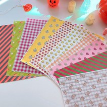패턴 코팅 유산지 (20장 1세트), (10)크리스마스 20장