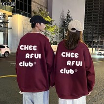 발렌타인데이 선물 특별한 커플룩 후드리스 봄가을 ins 트렌드 루즈핏 가을 코트
