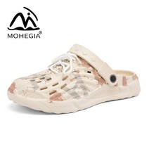 MOHEGIA 여름 슬리퍼 구멍 남성 신발 비치 슈즈