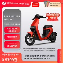 전기자전거 Ninebot 9 호 전기 자전거 새로운 C90 배터리 수명 80km 지능형 9 호 전기 자동차 배터리 자동차, 48V, 25AH, 푸젠성/광시성/후난성/산시성/산시성/허베이성/장시성/후