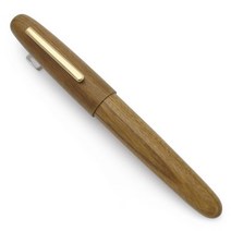 Jinhao 9056 천연 나무 만년필 수제 M/F 펜촉 잉크 펜 및 컨버터|Fountain Pens|, 1개, F Nib, Green Sandalwood