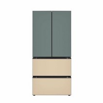 [하이마트] LG 오브제컬렉션 김치냉장고 스탠드형 Z492FBS151S (491L 페닉스 보타닉 샌드 1등급)