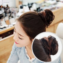 빨간머리 곱창 해미 여성 부분가발, 1개, 곱창가발_해미_옐로우브라운_11cm(소)