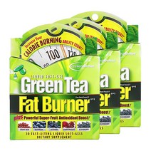 어플라이드 뉴트리션 녹차 그린티 팻버너 Fat Burner 30소프트젤 3팩