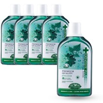 덴티스테 내추럴 오랄린스 구강청결제 100ml 5개, 1세트