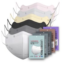 [메디치] 국산 원자재 KF94 새부리형 마스크 100개(25개입 포장/4중필터)여름 통풍, 중형, 그레이