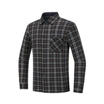 퍼스트스타 남성 데일리 기모 스판 체크 남방 R001 아웃도어 셔츠