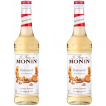 영국 MONIN Premium Butter Scotch Syrup 모닌 버터 스카치 시럽 700ml 2팩