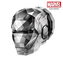 [스턴] 마블 아이언맨 차량용 방향제 디퓨저, 크롬실버 아이언맨, 프레쉬코튼, 1개