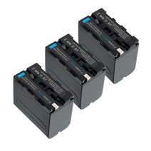 NP-F950 F960 F970 NPF950 NPF960 NPF970 카메라 배터리 7800mah 소니 DSR-PD150 PD170 HDRAX2000 FX7 FX1000 HVL-L, [03] 4 배터리