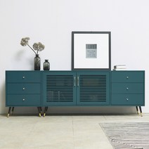 바나바스토리 블랑쉐 1600 거실장 딥그린 TV다이, 블랑쉐 550 수납장