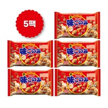 5팩 BOURBON 부르봉 아지고노미 130g 6봉입 일본 안주용 간식용, 6개