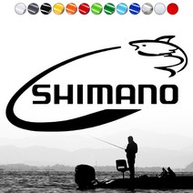 낚시로고스티커 FS015 SHIMANO 시마노 조구사마크 태클박스 자동차꾸미기, 1개, 노랑XL