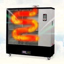 웰템 돈풍기 곱창난로 WHO-205 원적외선 대형온풍기 주름관 튜브히터 히터 핫센