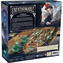 Unfathomable | 청소년 및 성인용 전략 게임 아컴 호러 숨겨진 배신자 보드 만 1 3-6인용 평균 플레이 시간 120-240분 Fantasy Flight Games 제작