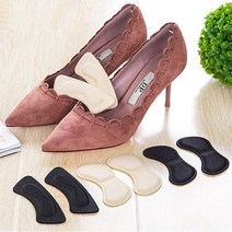 모두숍 W5E4067 하이힐 구두 뒷꿈치 보호 패드 깔창 HM0167 발아픔 발아치아픔 발바닥아픔 발바닥열 발꿈치갈라짐 발바닥아치아픔 발뒤꿈치아치아픔 운동화 까짐방지 방지 쓸림 쿠션, 모두숍 블랙(나비형), 본상품선택