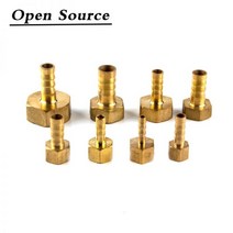 공압 파고다 커넥터 4 6 8 10 12 14 16 19 25mm 호스 바브 암나사 1/8 3/8 황동 파이프 피팅, 06 14mm_02 3/4