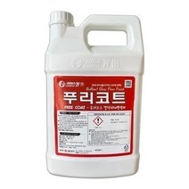 푸리코트 3.75L 바닥 광택제 고광택 폴리머 현관 로비 코팅 수지왁스, 1개