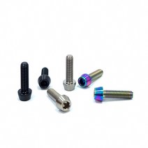 BW티탄 자전거 티타늄 스템 볼트 M5 0.8 18mm GR5, 레인보우