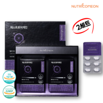 갱년기 영양제 여성호르몬 에스트로겐 석류추출물 프리미엄 갱년기 영양제 뉴트리커먼 에스트로어게인 사은품 증정, 2세트