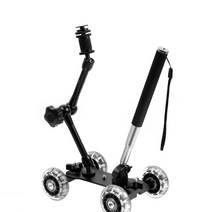 지미집 지짚 카메라 거치대 지지대 GOPRO 산 개 작은 DJI 미니 트랙 3 피스 세트, [01] 검은색