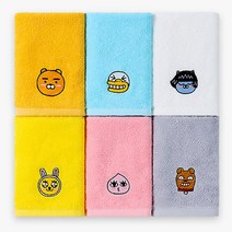 송월타월 송월 뽀로로 카카오톡 동물 캐릭터 어린이집 고리수건 핸드타월, 1장, 선택13) 카카오 프렌즈 고리타올_그레이