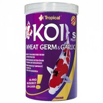 TROPICAL 코이 맥아마늘 비단잉어전용 사료 S 1000ml, 없음