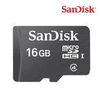 샌디스크 마이크로 SD카드 CLASS4, 16GB