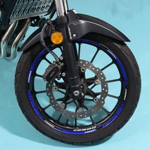 혼다 CB500X CB 500X CB500 X 풀 세트 장식 오토바이 휠 스티커 반사 모터 자전거 방수 림 데칼, 05 CB500X-Deep blue