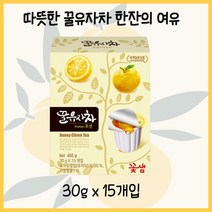 꽃샘 꿀유자차 포션 450g (30g x 15T)