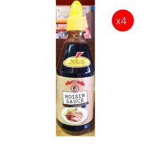 [더착한푸드]호이신소스(MF 435ml) 4개 식자재마트 대용량 업소용 호이신소스