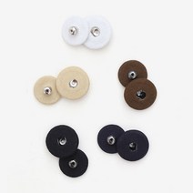 아일렛 스냅&똑딱단추 티단추 와샤_사이즈&컬러, 18mm_베이지, 6. 싸게 스냅단추