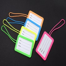 캐리어 등산 골프 책 가방 백 배낭 수화물 킥보드 자전거 유모차 이름 식별 표 네임 택, 05_일체형 네임택 오렌지