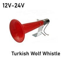 자동차 에어혼 크락션 12v-24v 큰 차 air horn car sound signal 오토바이 경보 air singal horn universal wolf whistle, 없음