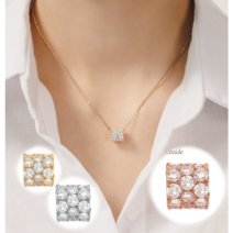 로이드[인기폭발]나만의 커스텀 쥬얼리=관통형 베이직 스톤 14K 펜던트 LPP20C21G=동아백화점 수성점