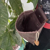 과수원 수확물보관용 접이식 수확가방 농작물수확, 브라운
