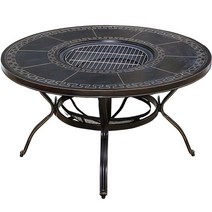 야외 바비큐 숯불 테이블 화로 마당 하향식 로스타, 130CM 겸용 숯불구이 테이블