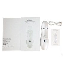 뷰티디바이스초음파 스킨 스크러버 필링 쇼블 이온 여드름 블랙헤드 리무버 딥 클리닝 머신 페이셜 리프팅, 01 White