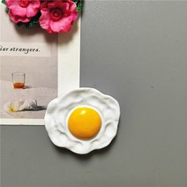 마그네틱 스티커 5 개 구입 1 개 모조 식품 냉장고 자석 주방 장식 시뮬레이션 우유 계란 빵 식품 냉장고, egg 5