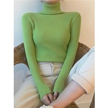 여성 패션 후드 넥 빈티지 패치 캐주얼 스웨터 풀오버 블라우스 카디건 터틀넥 긴소매