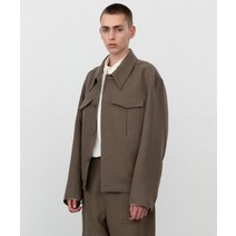 INSILENCE 울 더블 클로스 자켓 SAND BROWN Wool Double Cloth Jacket