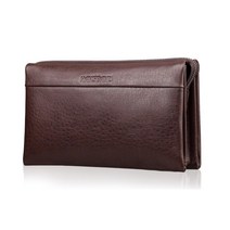 남여공용 천연 소가죽 손가방 대형 클러치백