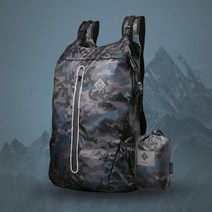 - 여행등산 도난방지 초경량 폴딩가방 USUAL SPORTS BAG, 카모블루