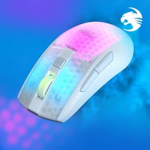 로캣 버스트 프로 에어 Burst Pro Air 무선 게이밍 마우스 (White), 화이트