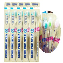 덴티프로스타 미세모 칫솔 5P, 1세트, 5개