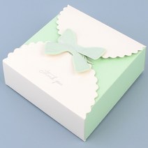 에그타르트 쿠키 와플 뚱카롱 포장 박스 상자 그린