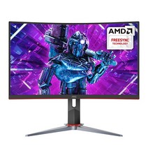 알파스캔 프리미엄 27인치 고화질 커브드 게이밍 모니터 144Hz 1ms 시력보호 논글레어 프리싱크 눈부심방지