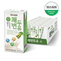파스퇴르 쾌변두유 플레인 190ml 24팩 186970