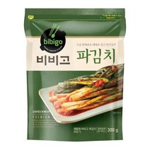 비비고 파김치 아삭아삭 갓담근 엄마손맛 김장김치 가정간편식 300g, 5개